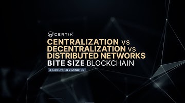 Learn about Crypto | What is a Centralization vs Decentralization vs Distributed Networks?