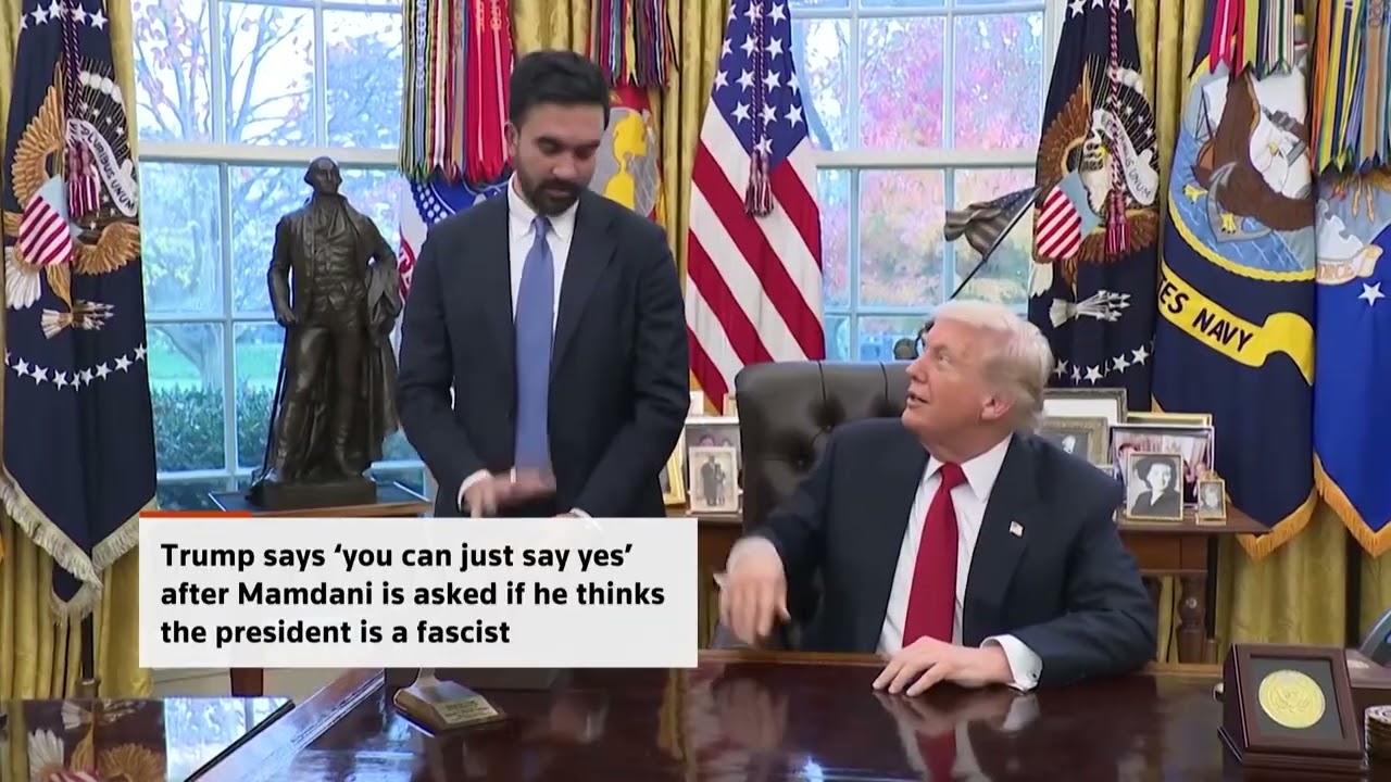 Трамп тепло приветствовал избранного мэра Нью-Йорка Мамдани на встрече в Белом доме (Reuters)