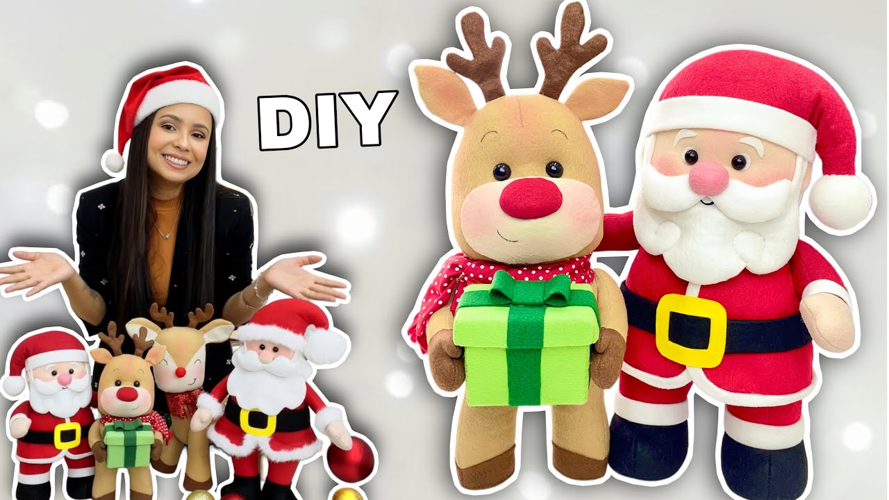 Tutorial Natal | Molde Gratuito | Monique Rangel