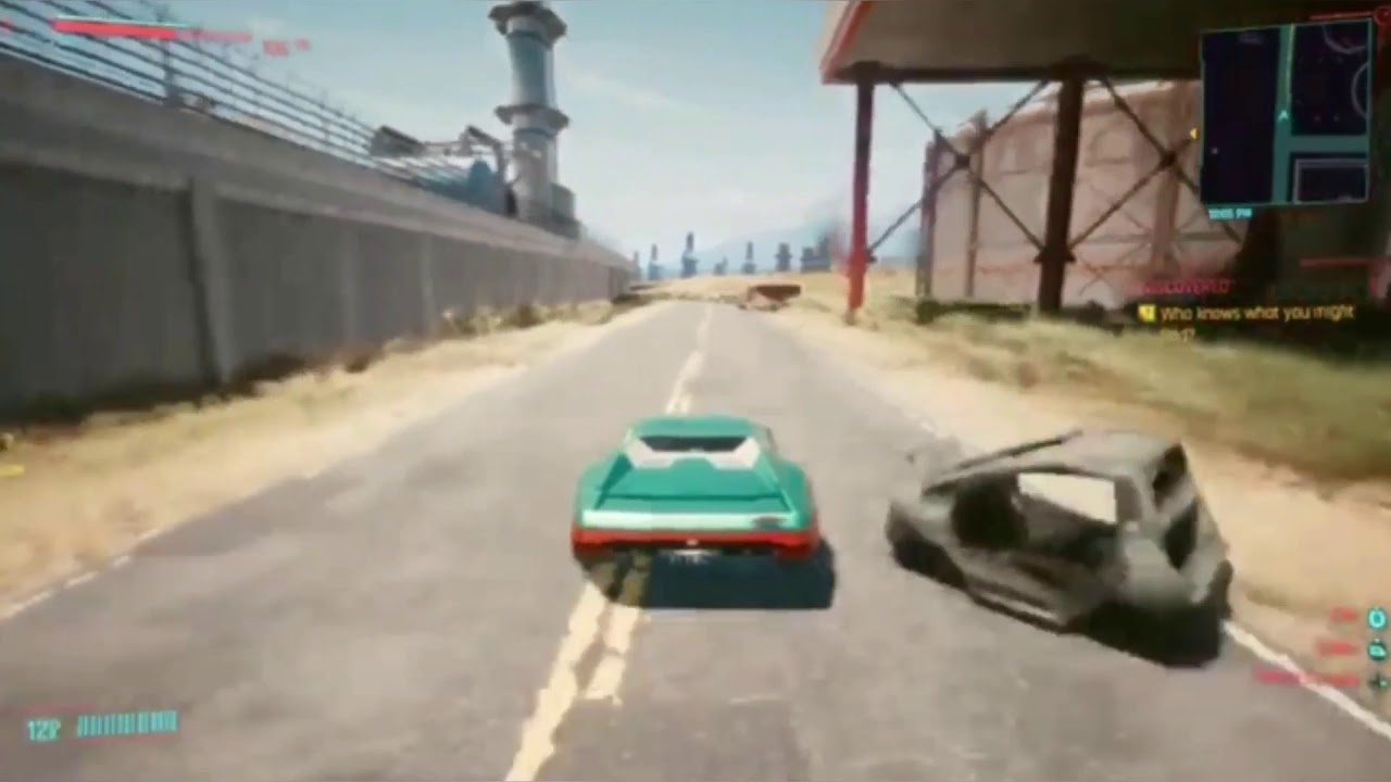 Cyberpunk Car glitch meme YouTube