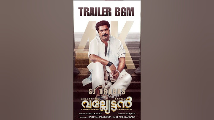 Vallyettan 4K Trailer  BGM| Mammootty | Shobhana | Shaji Kailas | Ranjith | Sai Kumar |