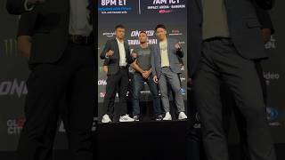 Sitthichai vs Masaaki Noiri face off | ONE 167 press conference #onechampionship