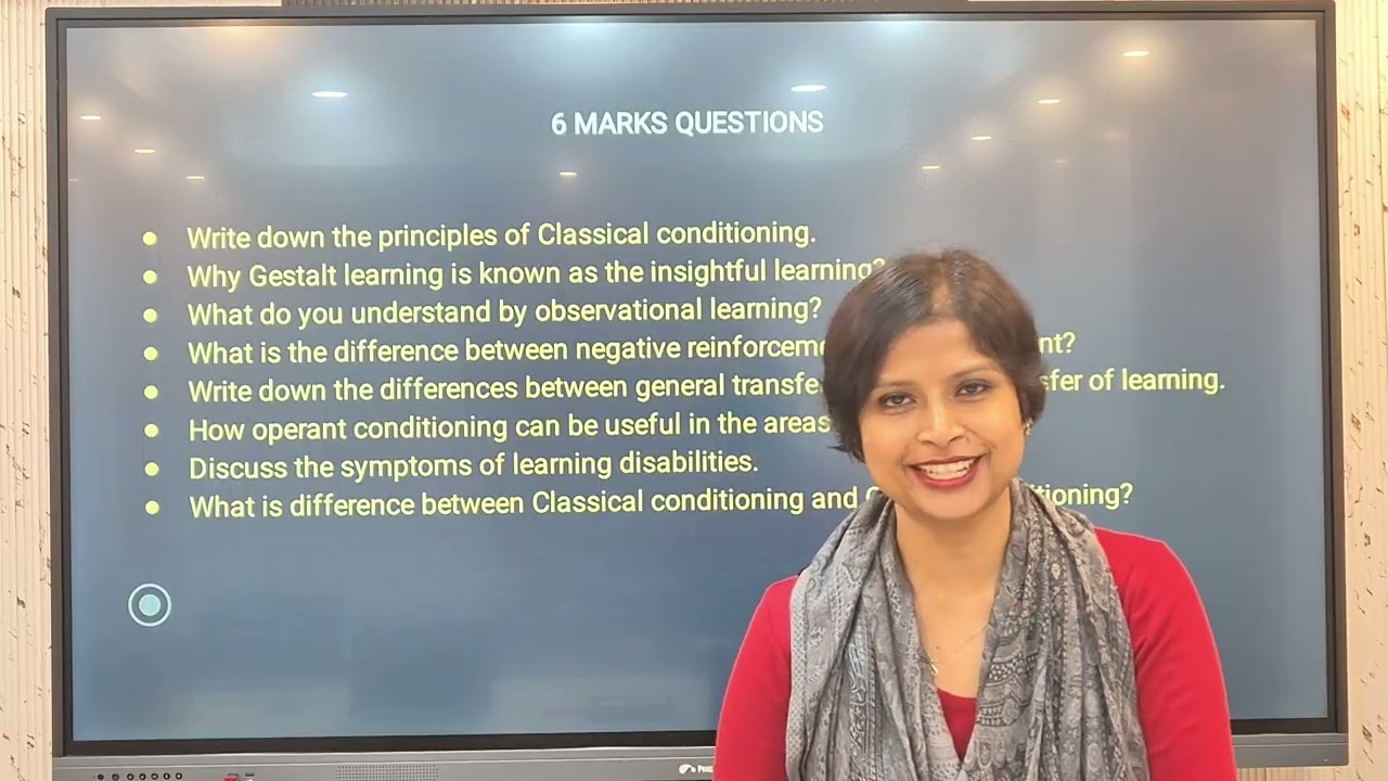 Discussion on Model Question Paper   Psychology Semester   II Part 1 ,By WBCHSE And S&D