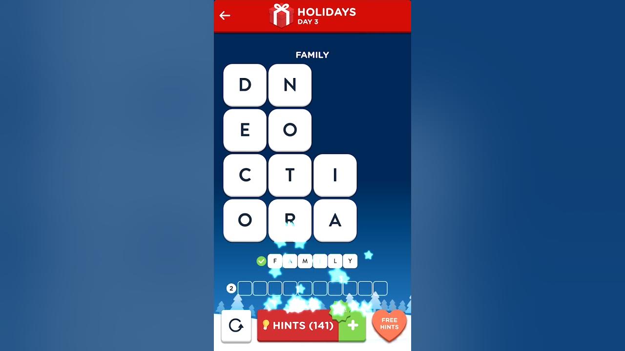 Wordbrain 2 Holiday Challenge Day 3 Wordbrain 2 Answers YouTube