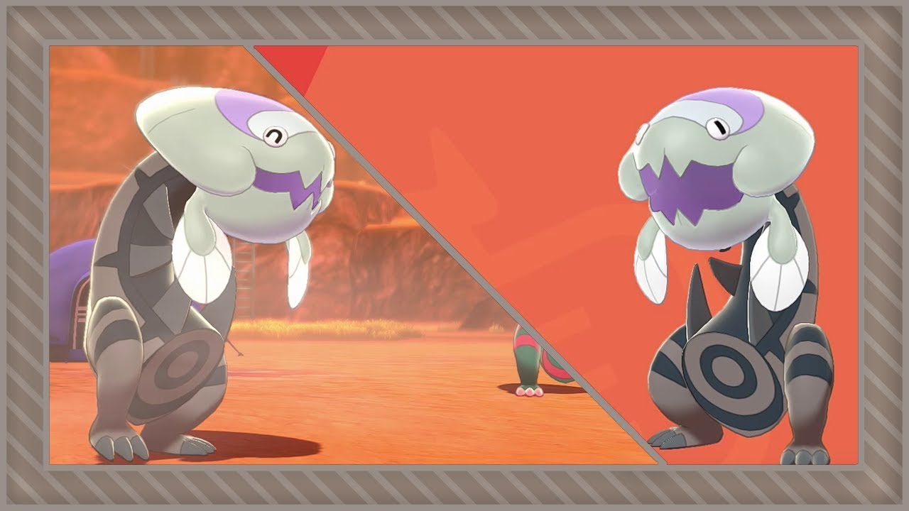 Live Shiny Dracovish After 9 033 Fossils Revived In Pokemon Sword Youtube