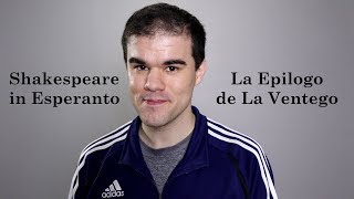 Shakespeare’s “The Tempest” Epilogue in Esperanto