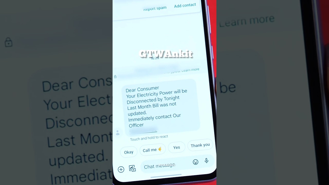 Electricity Bill Scam ⚠️... Beware of these messages 