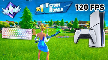 Fortnite Unreal Ranked Reload On PS5 Slim | Keyboard & Mouse Gameplay | 120 FPS | 4K