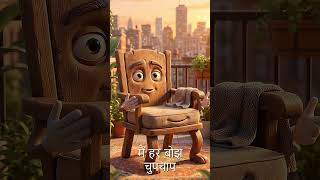 Talking AI BALCONY #aivideo #aishorts #aitalkingobjects #animation #funny  #hindi #ytshorts #viral