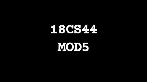 18CS44 MODULE 5 MICROCONTROLLER AND EMBEDDED SYSTEM (MC&ES) | VTU 4th SEM CSE