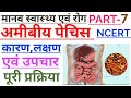 अमीबिएसिस या अमीबीय पेचिश।। What is amoebiasis or amoebic dysentery in Hindi!! Biology