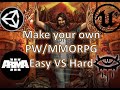 Games VS game engines - best tools to create MMORPG/Persistent Worlds