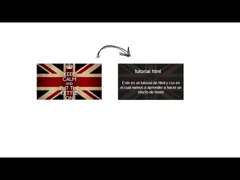 Tutorial Html Y Css | Crear Efecto Hover En Una Imagen Con Texto Animado