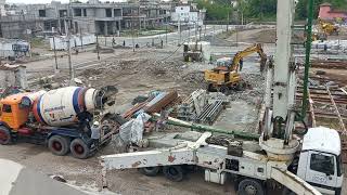 Roof concreting