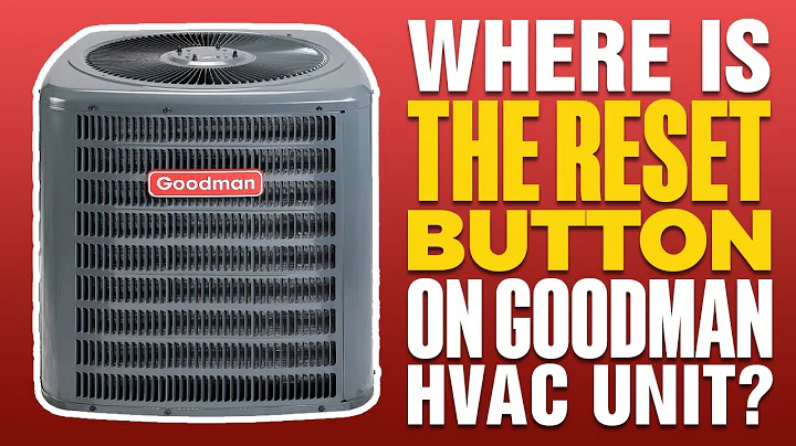 Where Is The Reset Button On Goodman HVAC Unit (2025)