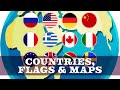 Countries Flashcards | Flags | Maps