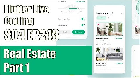 [Flutter] Flutter Live Coding EP243 (Real Estate App Part 1)