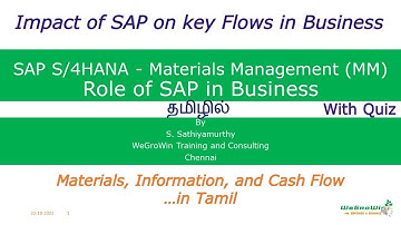 SAP MM in Tamil - Impact of SAP in Business (S/4HANA Materials Management - Procure to Pay) 02-03