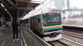 JR東日本E231系K-16編成　品川駅12番線発車　20240324 100136
