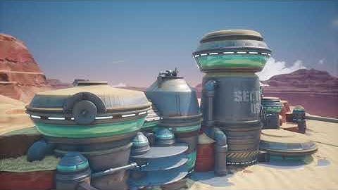 UE4 Stylized Sci-fi environment