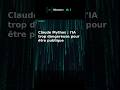 Claude Mythos : l'IA trop dangereuse pour être publique #Shorts