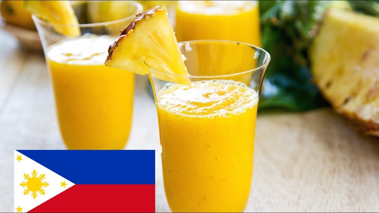Tagalog Pineapple Ginger Smoothie Drink Recipe YouTube
