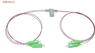 2X2F Single Mode 1260-1620nm Mechanical Optical Switch 3V/5V