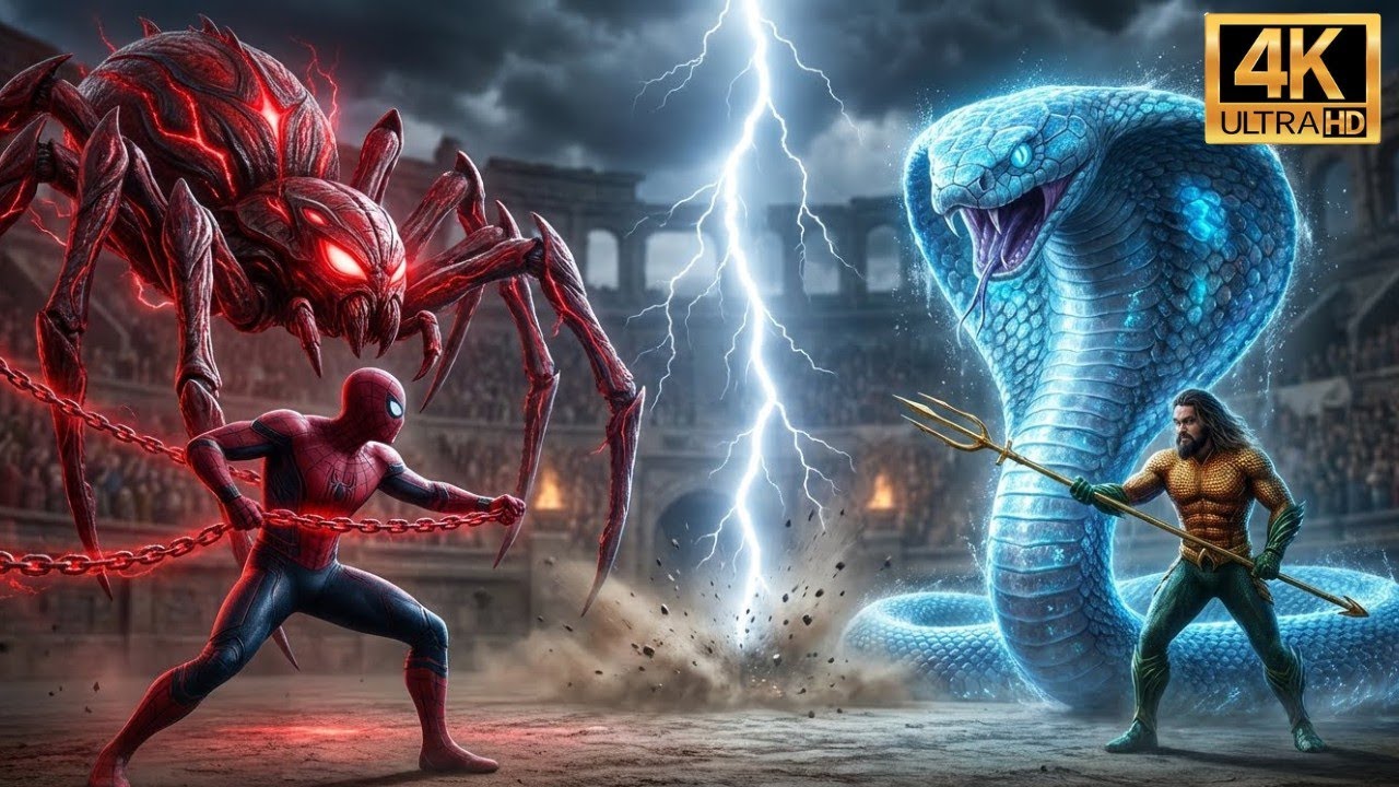 Spider vs Python: Epic Colosseum Clash – Shocking Power Shift! Who Wins?