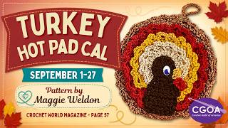 CGOA Turkey Hot Pad CAL Sept. 1-27