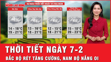 Thời tiết ngày 7-2: Không khí lạnh tăng cường, Bắc Bộ chuyển rét đậm rét hại; Nam Bộ nắng oi