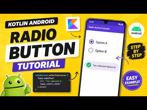 ANDROID - RADIO BUTTON TUTORIAL IN KOTLIN