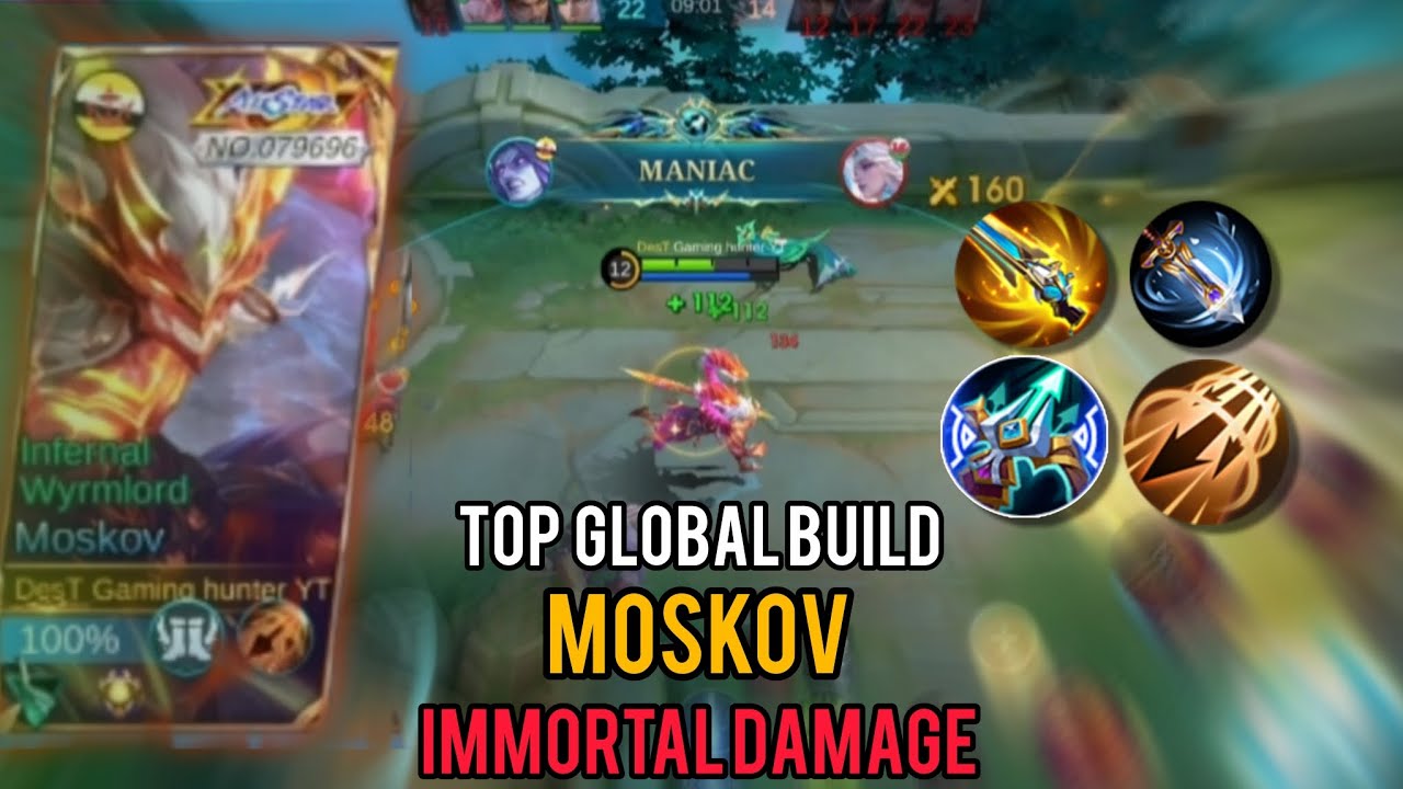Moskov NO SKILL COOLDOWN BUILD IS HERE!🔥(SUPER DAMAGE) |MOSKOV BEST BUILD 2026 — MLBB