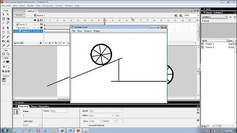 Cara Membuat Animasi Roda Berputar Basic Tutorial Macromedia Flash 8 #TutorialAnimasiNopal
