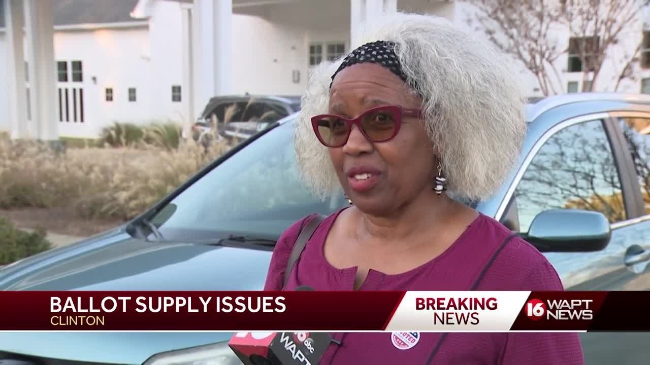 Long lines form outside Hinds County polling locations YouTube