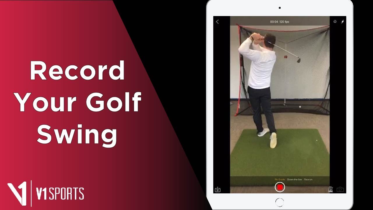 V1 Golf App: How to Record Your Golf Swing - YouTube