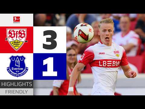 VfB Stuttgart vs. FC Everton 3-1 | Highlights Friendly Match — football highlights