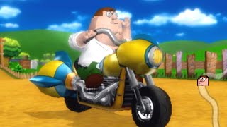 peter griffin on mario kart wii is better