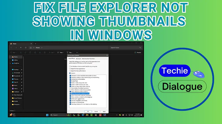 How to Fix File Explorer Not Showing Thumbnails in Windows 11 - (2025)