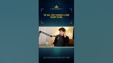 Sam Altman and Lex Fridman on AI & Clickbait Journalism