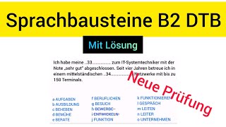 Sprachbausteine Teil 2 Beruflich B2 Prüfung DTB /B2 für den Beruf #deutsch_lernen #B2_Prüfung