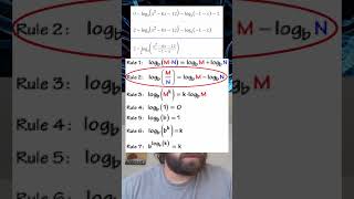 LOG ZEROES #math #logarithm #precalculus #STEM #tutor