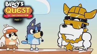 Bluey's Quest for the Gold Pen - Level 7: The Cliffs