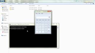 DEMO HOW TO OPEN A CALCULATOR FROM COMMAND PROMPT