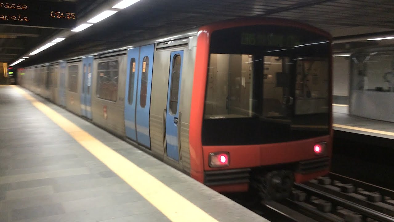 Metro Lisboa - Viagem ML90 Protótipo M-206 Linha Verde /Prototype Green Line - Lisbon Subway [1440p]