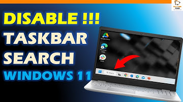 How To Hide Disable Taskbar Search Box in Windows 11