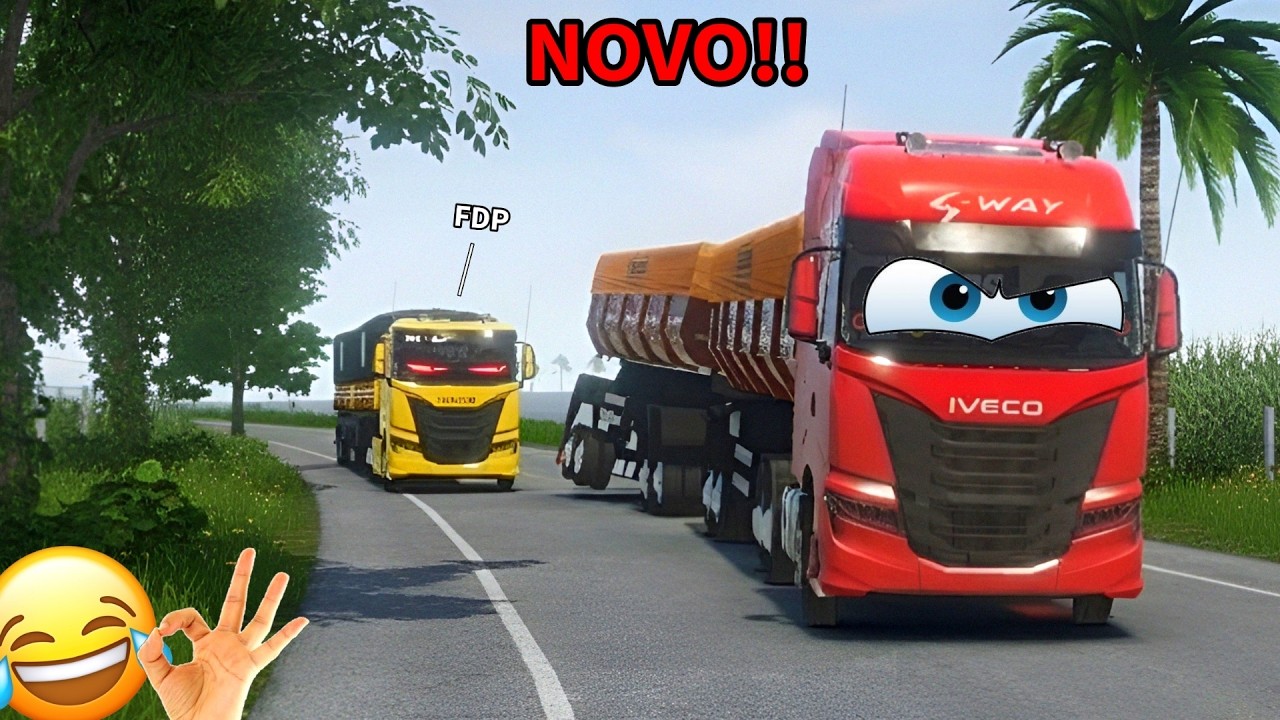 TURBINANDO o NOVO Caminhão IVECO do Global Truck Online 😂