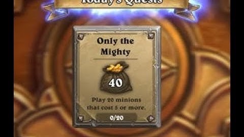 How To Fix Daily Quest Bug HEARTHSTONE