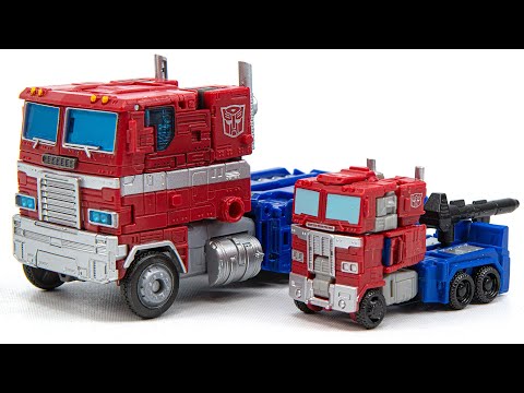 Transformers WFC KINGDOM Core <strong>Class</strong> Mini Optimus Prime Truck Vehicle <strong>Car</strong> Robot Toys