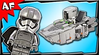 Lego Star Wars First Order Transporter 75103 Stop Motion Build Review