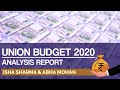 Union Budget 2020 - Analysis Report - Isha Sharma &amp; Dr. Abha Mohan